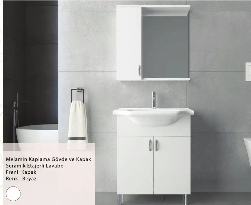 ENSA Karya 65 cm Banyo Dolabı Takımı