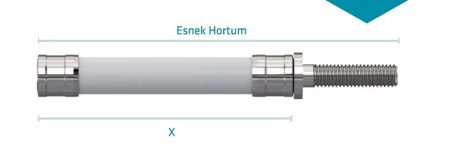 ESNEK TAHARET ÇUBUĞU REKORLU KROM UÇLU