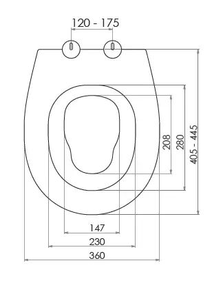FAMILY (ÇOCUK ADAPTÖRLÜ) KLOZET KAPAĞI (YAVAŞ KAPANAN - ÜSTTEN SIKMALI)