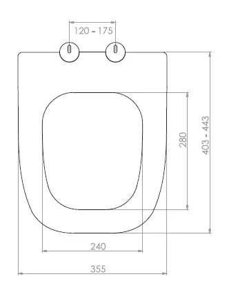 FIESTA KLOZET KAPAĞI (YAVAŞ KAPANAN - ÜSTTEN SIKMALI)