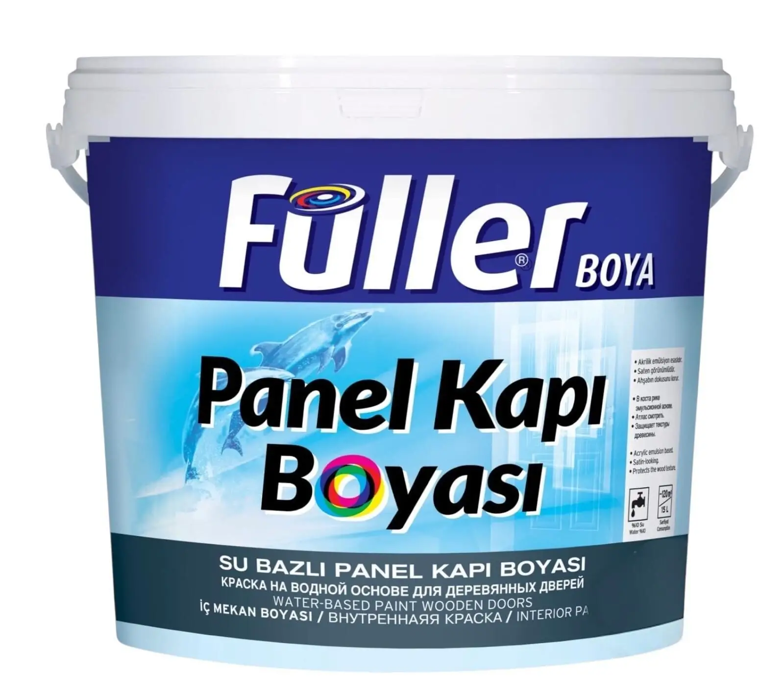 Füller Panel Kapı Boyası Beyaz 2,5 Litre
