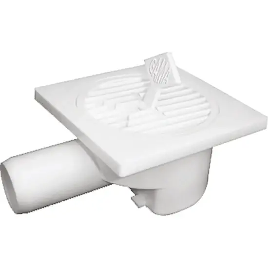 10X10 Yer Süzgeci (Yandan Çıkış) Ø32