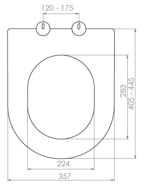 GRANDE KLOZET KAPAĞI (YAVAŞ KAPANAN - ÜSTTEN SIKMALI)
