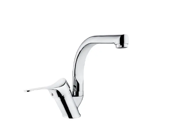 İDİL MİX KUĞU LAVABO BATARYASI ( YASSI BORULU - Q40 KARTUŞ - TS EN 817 )