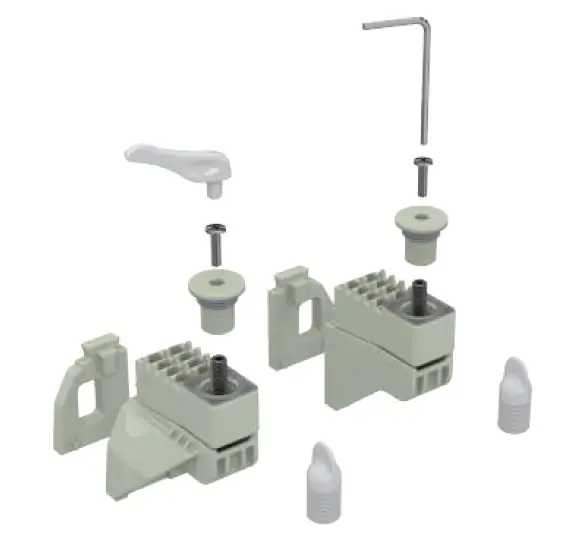 IZYFİX ASMA KLOZET GİZLİ MONTAJ SETİ GM4 + 1 UZATMALI