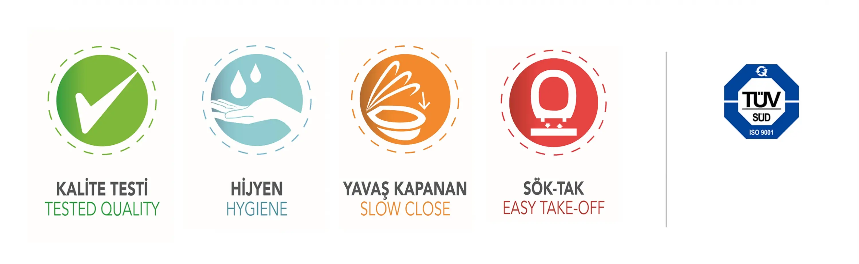 JAPAR - Akdeniz Slim Klozet Kapak Duroplast ( Yavaş Kapanan )