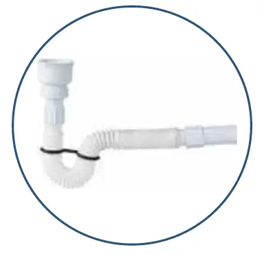 JAPAR - Körüklü Pisuvar Sifonu Q32