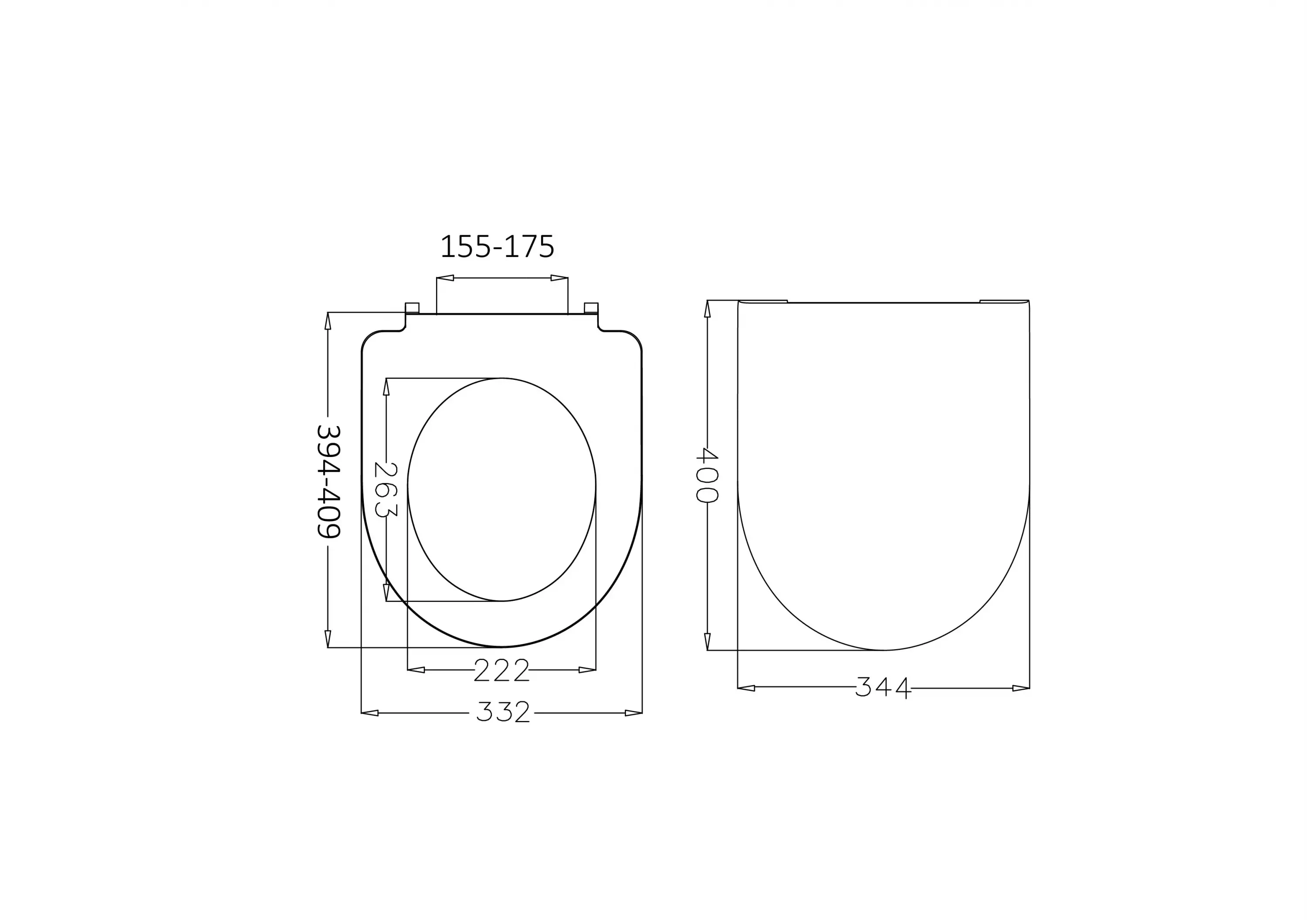 JAPAR - Minör Slim Klozet Kapak Duroplast ( Yavaş Kapanan )