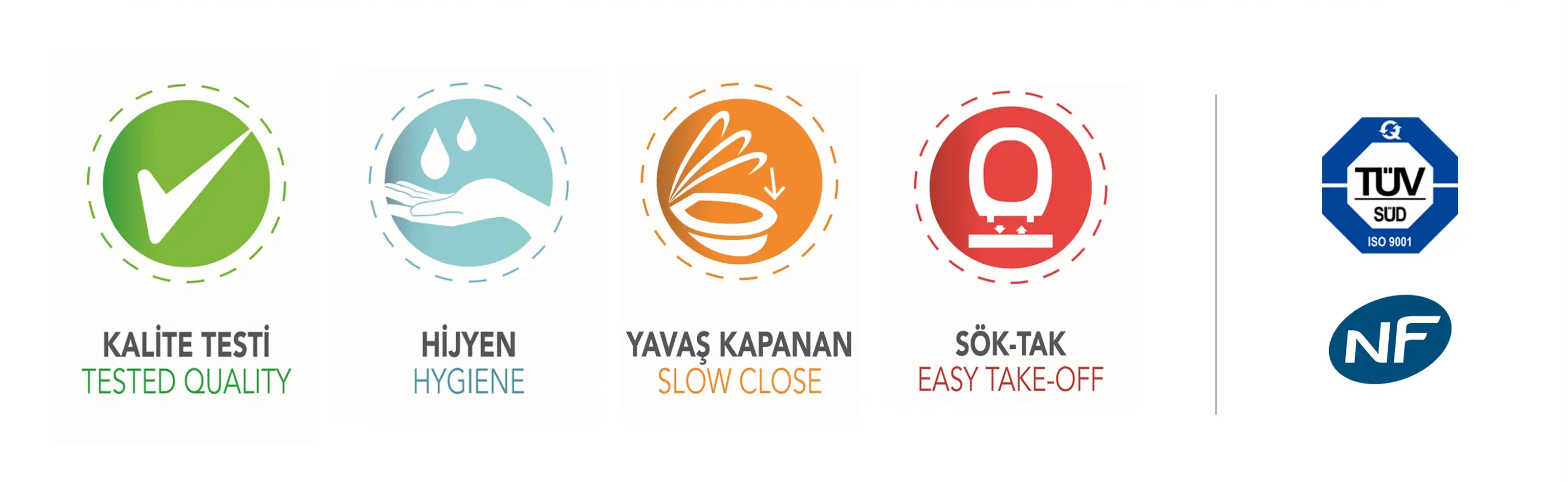 JAPAR - Ocean Klozet Kapak Polipropilen ( Yavaş Kapanan )