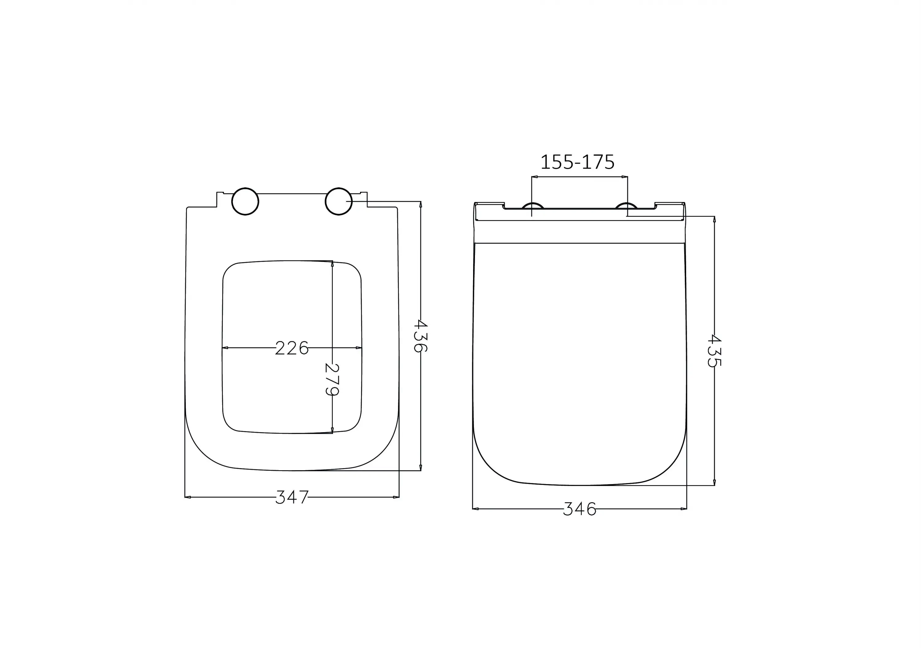 JAPAR - Olimpia Slim Klozet Kapak Duroplast ( Yavaş Kapanan )