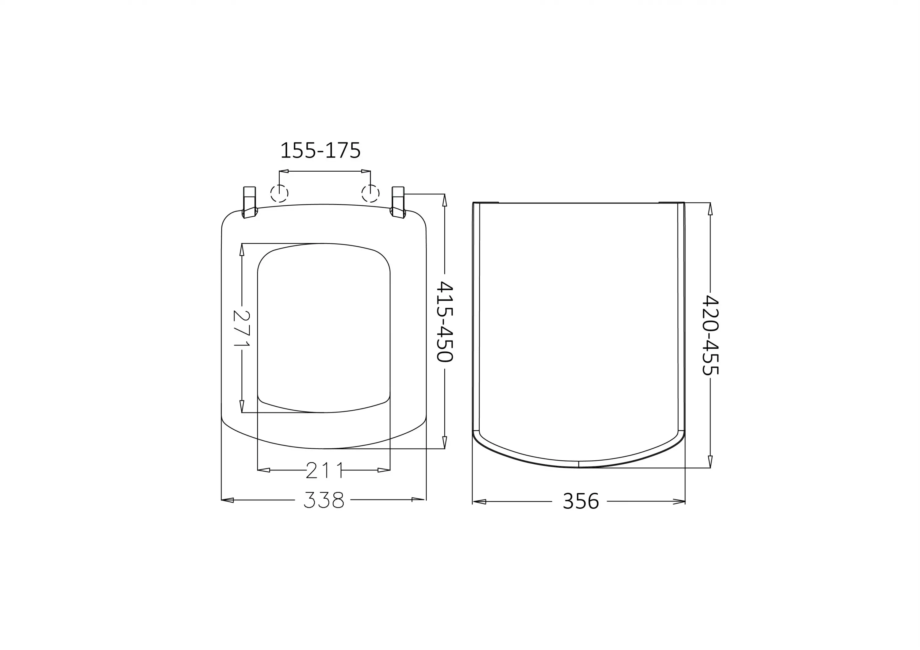 JAPAR - Plaza Klozet Kapak Duroplast ( Yavaş Kapanan )