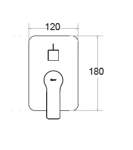 KARE - ANKASTRE BANYO BATARYASI ALT GRUBU 3 YOLLU