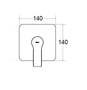 KARE - ANKASTRE BANYO BATARYASI ALT GRUBU TEK YOLLU