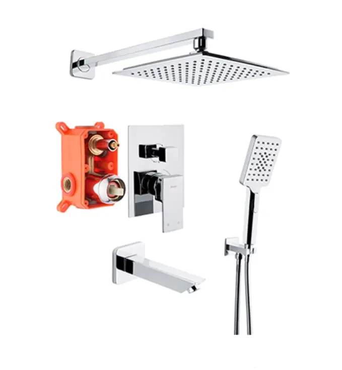 KARE - ANKASTRE BANYO SETİ 3 YOLLU