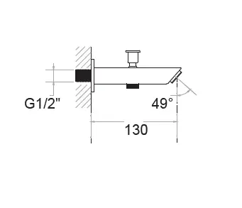 KARE - ANKASTRE ÇIKIS UCU (YÖNLENDİRİCİLİ)