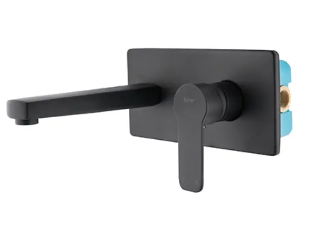 KARE - ANKASTRE LAVABO BATARYASI (SİYAH)