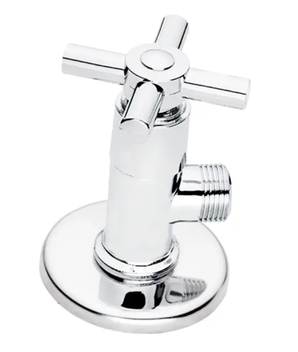 KARE - DEKORATİF ARA MUSLUK 3/8 (ZAMAK BAŞLIK -PRİNÇ SALMASTRA)