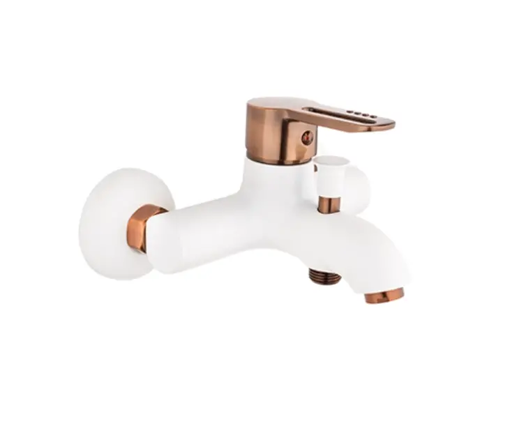 KARE - İNCİ MİX BANYO BATARYASI (BEYAZ - BAKIR)