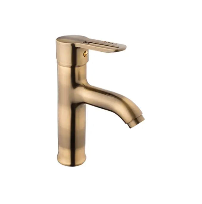 KARE - İNCİ MİX LAVABO BATARYASI (ANTİK - SARI)