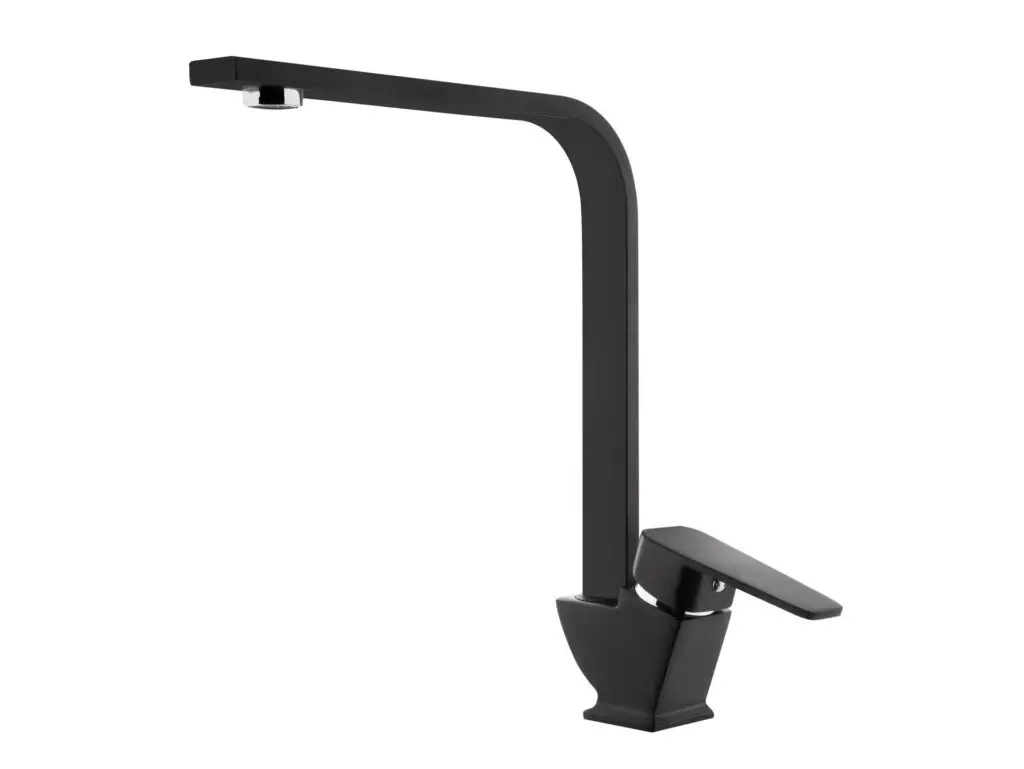 TEMA - KARE MİX KUĞU EVYE BATARYA MAT SİYAH (SLİM BORULU) (TSE) (Q-35 KARTUŞ)