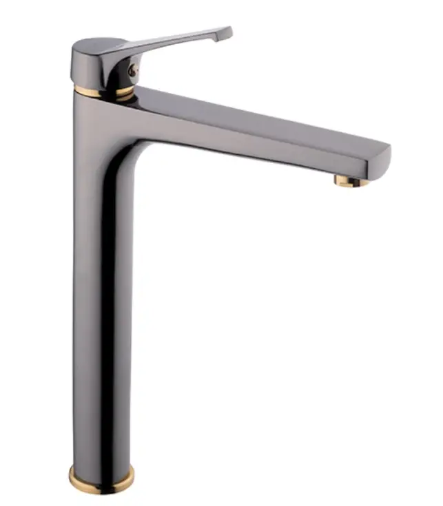 KARE - PLATİN MİX ÇANAK LAVABO BATARYASI (SİYAH İNCİ)