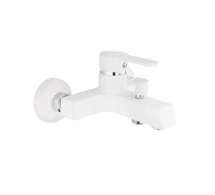 KARE - STİL MİX BANYO BATARYASI (BEYAZ - KROM)