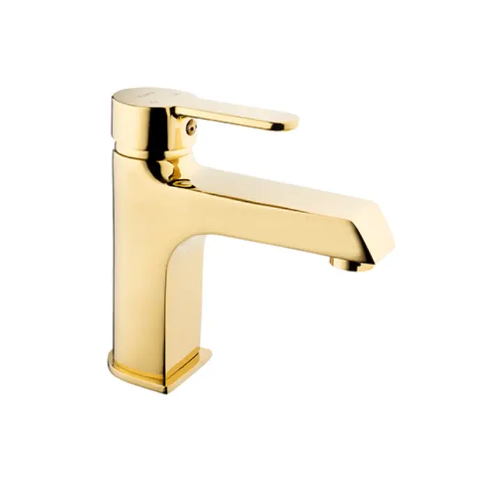 KARE - STİL MİX LAVABO BATARYASI (ALTIN)