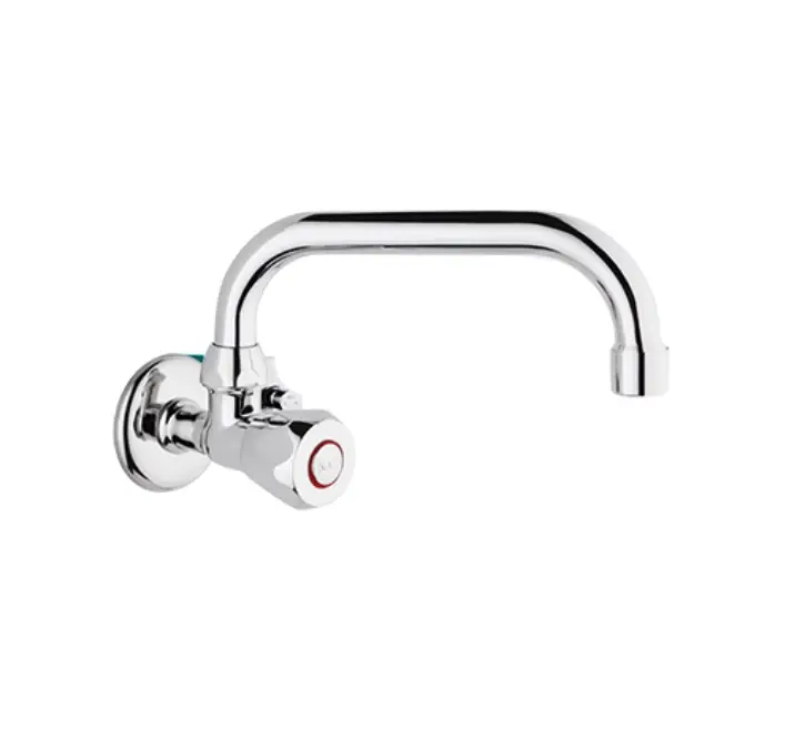 KARE - TEKSU GİRİŞLİ KLASİK LAVABO BATARYASI (DUVARDAN)