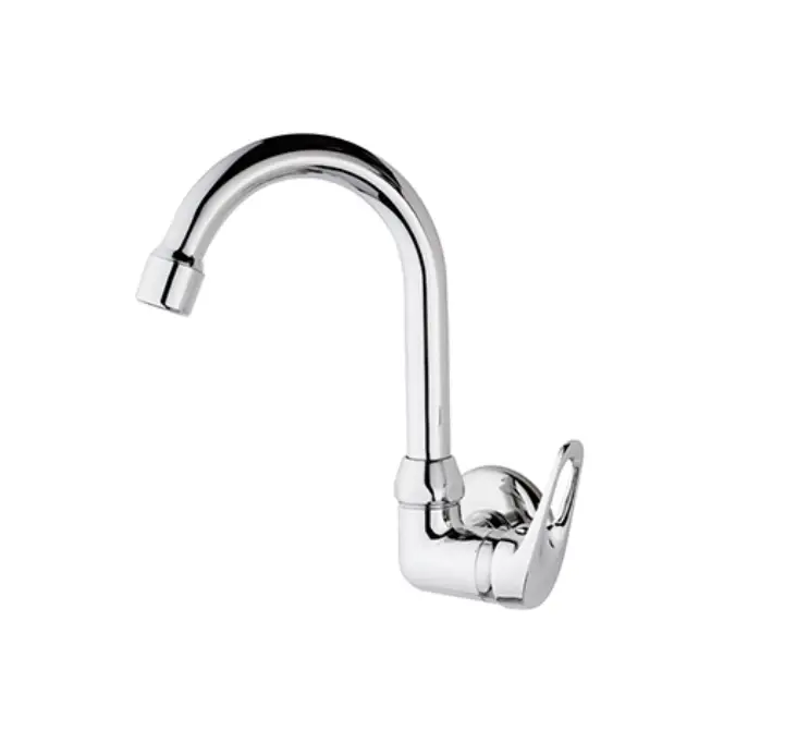 KARE - TEKSU GİRİŞLİ MİX LAVABO BATARYASI (DUVARDAN-KLASİK BORULU)