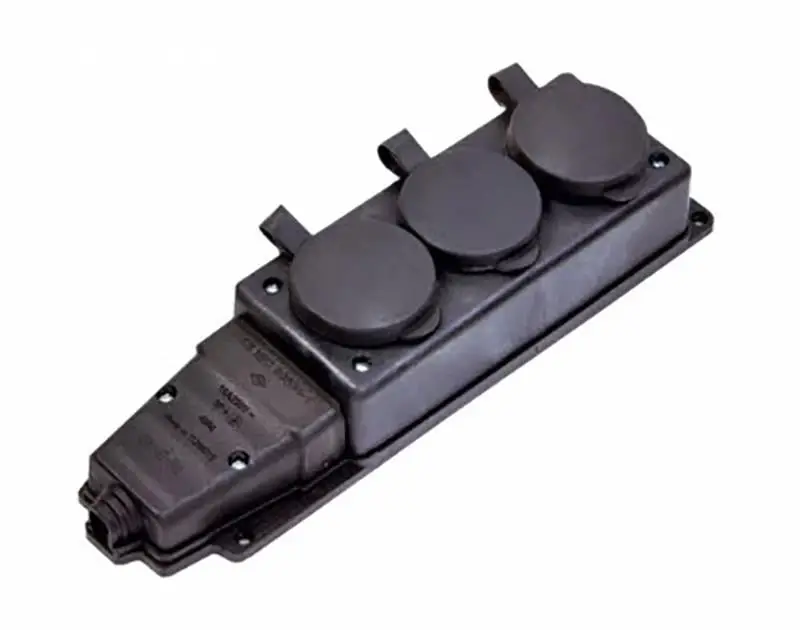 Kauçuk 220V Uzatma 3lü Priz