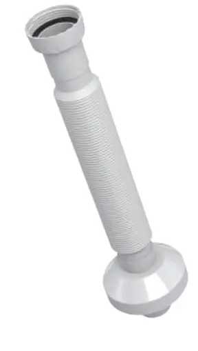 KÖRÜKLÜ GİDER BORUSU  (PLASTİK SOMUNLU)