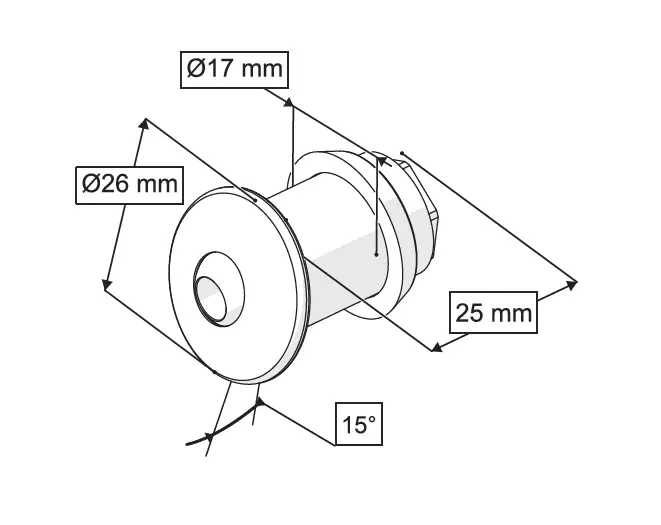 KÜRESEL TAHARET BORU UCU SETİ ( Q26 - 15 DERECE )