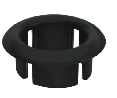 LAVABO TAŞMA YÜZÜĞÜ A TİPİ MAT SİYAH