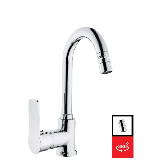 MERCAN MİX KUĞU LAVABO BATARYA ( OYNAR PERLATÖR - Q35 KARTUŞ - TS EN 817 )