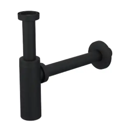 MOON AYARLANABİLİR SİFON - MAT SİYAH - ABS (MAX. 250 mm)