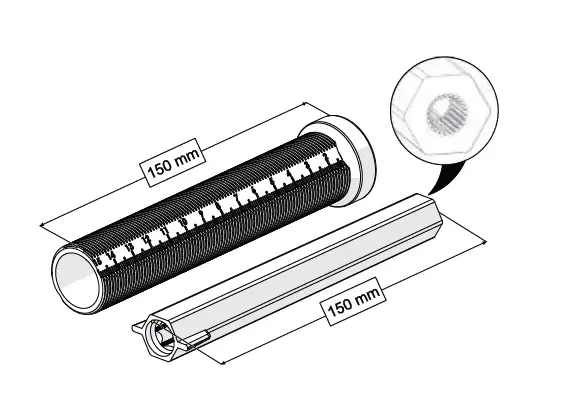 OCTAGON ANKASTRE ARA KESME VALFİ SIVA ÜSTÜ SETİ (ZAMAK VOLAN)