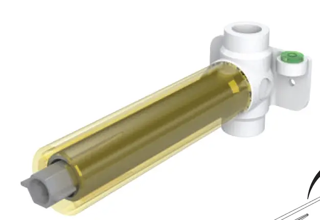 OCTAGON ANKASTRE ARA KESME VALFİ (ZAMAK VOLAN-1/2 PPRC GÖVDE)