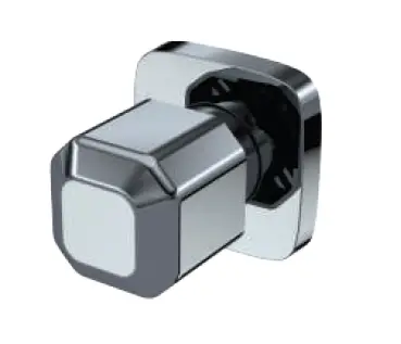 OCTAGON ANKASTRE ARA KESME VALFİ (ZAMAK VOLAN-1/2 PPRC GÖVDE)