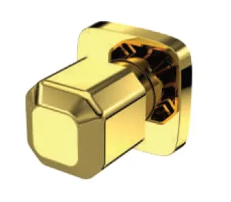 OCTAGON ANKASTRE ARA KESME VALFİ (ZAMAK VOLAN-1/2 PRİNÇ GÖVDE)