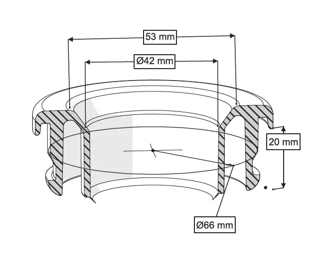 PİSUVAR TEMİZ SU GİRİŞ CONTASI TİP2 - Q65-42