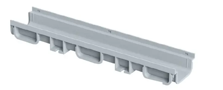 PLASTİK DRENAJ KANALI 130x75x500 mm