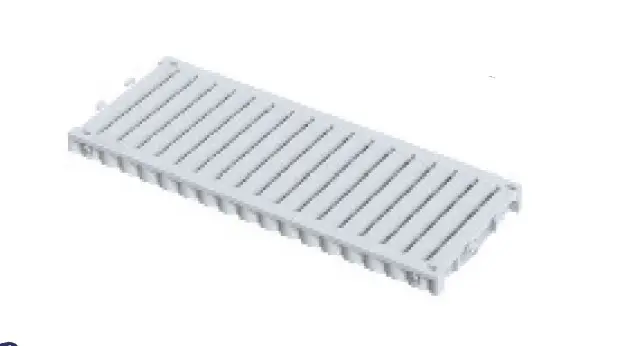 PLASTİK DRENAJ KANALI IZGARASI 200x500 mm