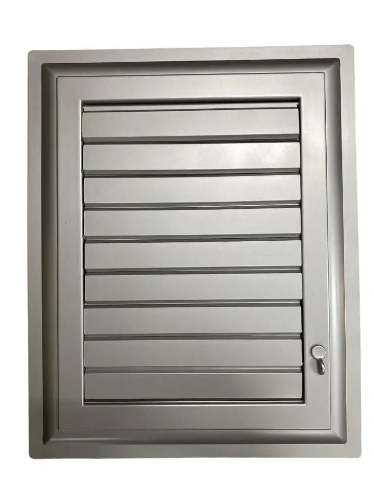 Plastik Menfez 45X55 Gümüş Banyo WC Havalandırma