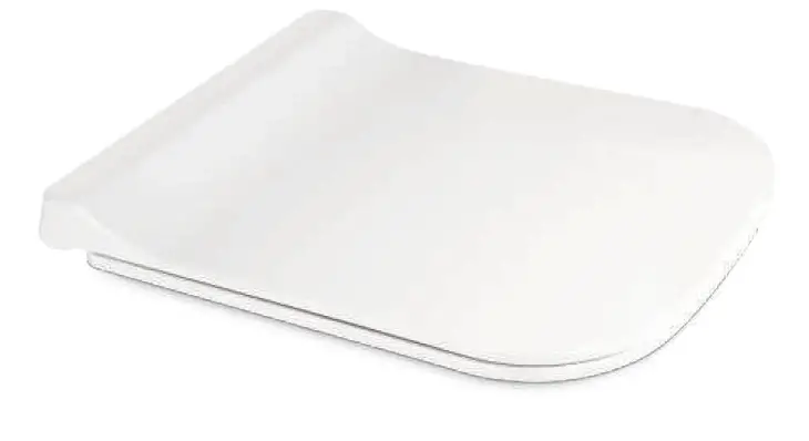 QUADRO KLOZET KAPAĞI (YAVAŞ KAPANAN - METAL MENTEŞELİ - ÜSTTEN SIKMALI)