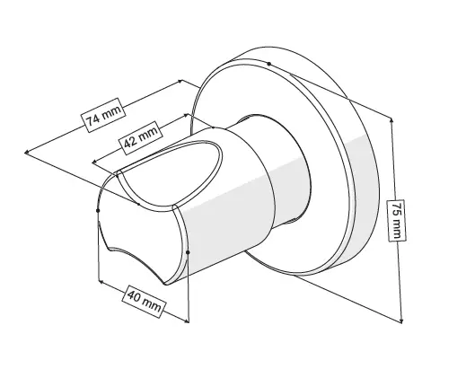QUALİS ANKASTRE ARA KESME VALFİ (PLASTİK VOLAN-1/2 PPRC GÖVDE)