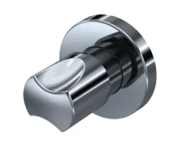 QUALİS ANKASTRE ARA KESME VALFİ (PLASTİK VOLAN-3/4 PPRC GÖVDE)