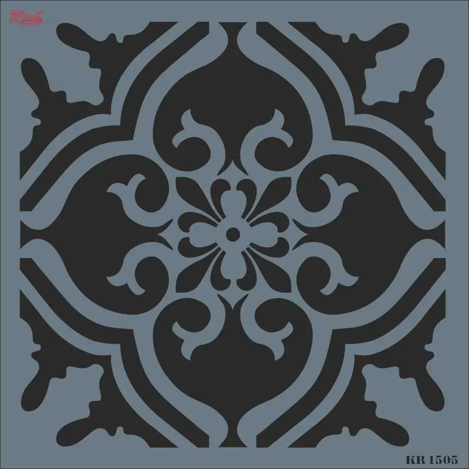 Rich KR 1505 Fayans Stencil 30X30 cm