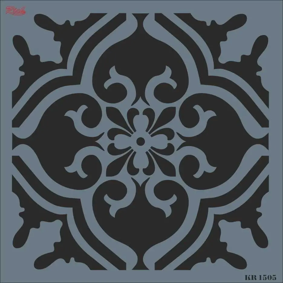 Rich KR 1505 Fayans Stencil 30X30 cm