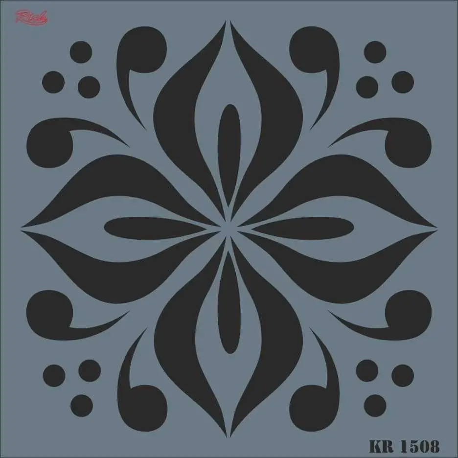 Rich KR 1508 Fayans Stencil 30X30 cm