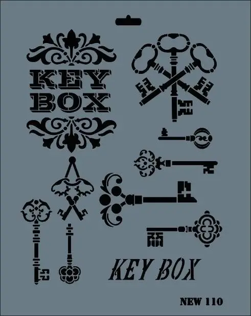 Rich New Seri N-110 Stencil 35x25 cm